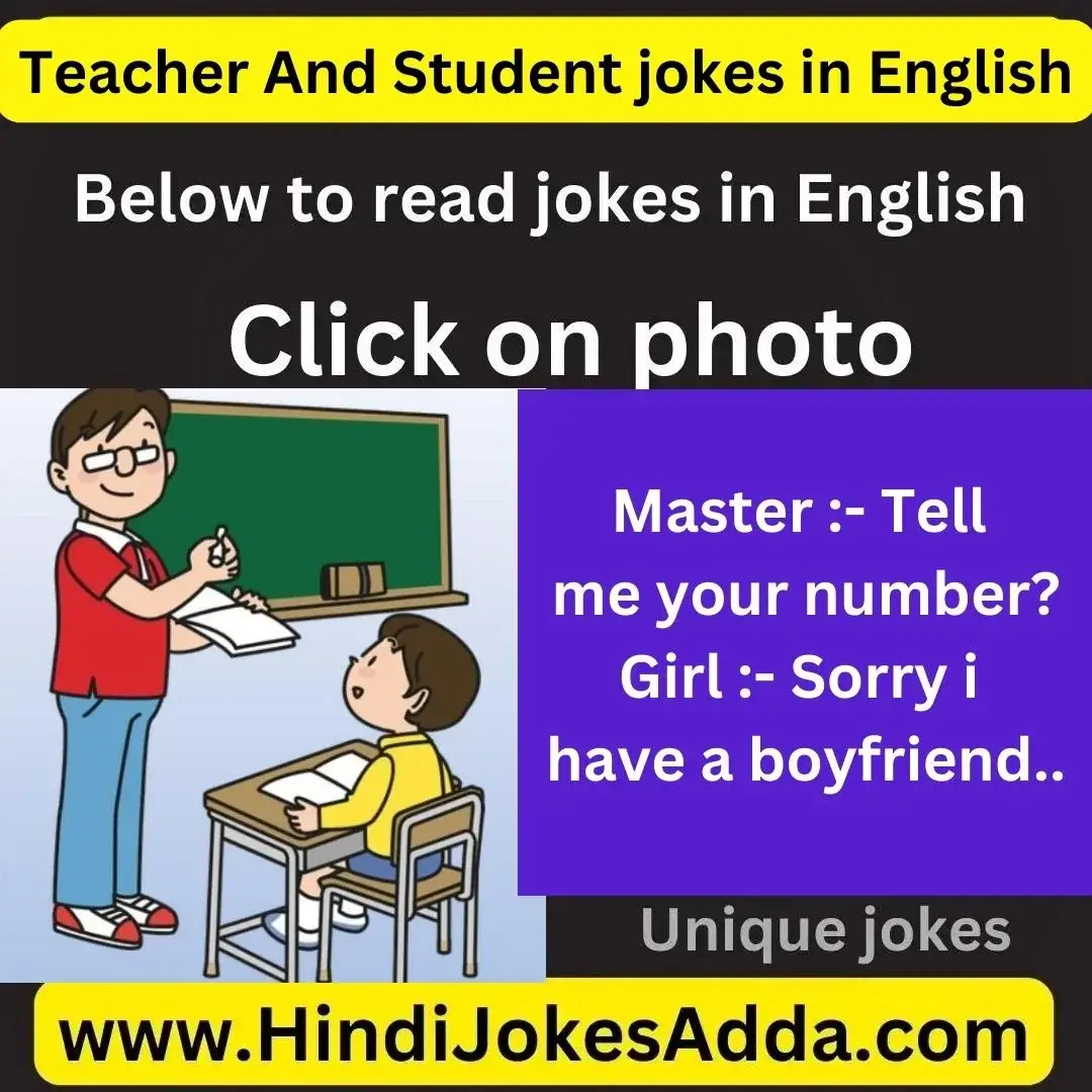 Teacher And Student jokes in English